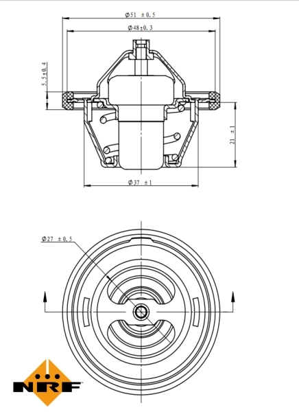 Termostat 725149 NRF