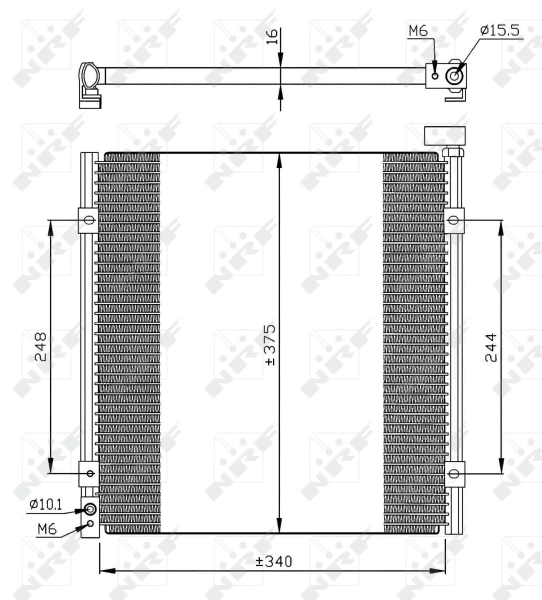 Chłodnica klimatyzacji Honda Civic VI sedana (EJ9, EK3/4) (1995 - 2001) cena, od 74,64 USD