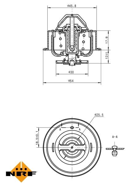 Do koszyka Termostat Mitsubishi L 400  PAOV