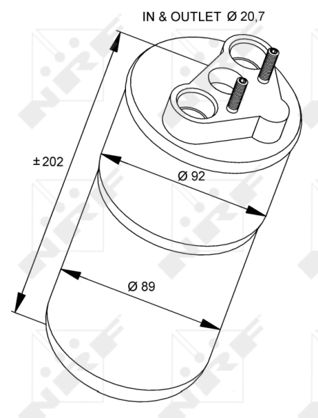 Osuszacz klimatyzacji NRF 33318