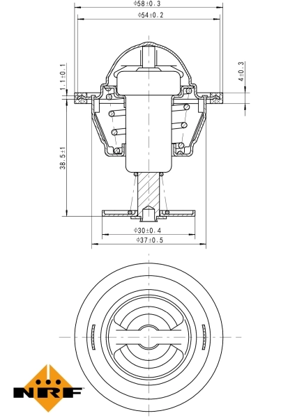 Termostat John Deere AR61538