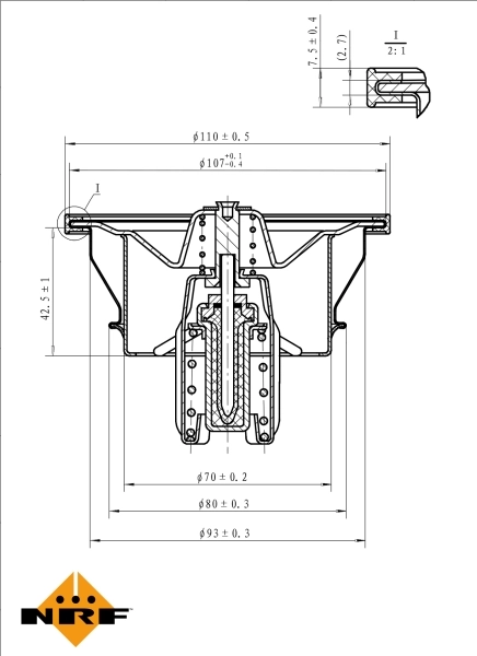 Termostat 725013 NRF