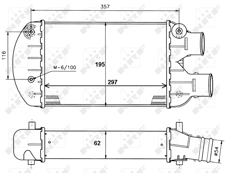  Chłodnica intercoolera Fiat Bravo 1