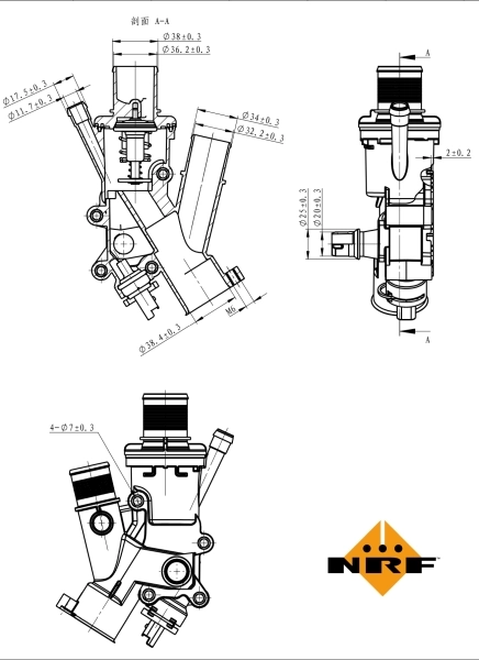 Termostat 725165 NRF
