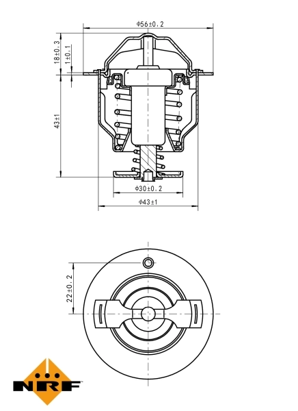 Termostat 725119 NRF