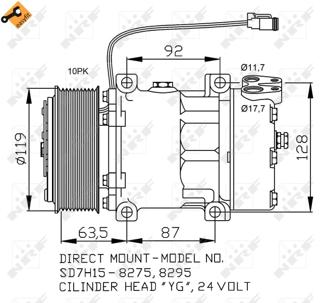 Sprężarka klimatyzacji do Renault 21  L48