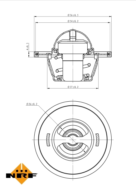 8942072171 Honda Termostat