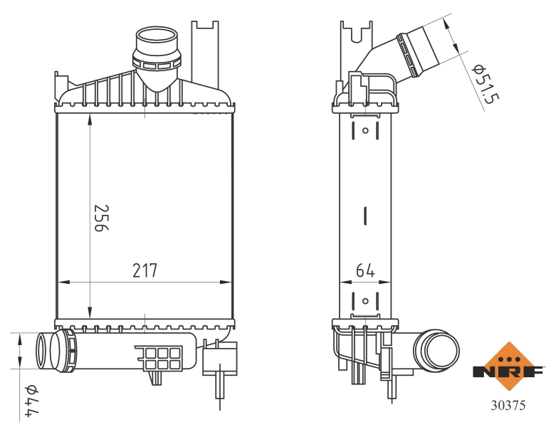  Chłodnica intercoolera Renault DUSTER 1