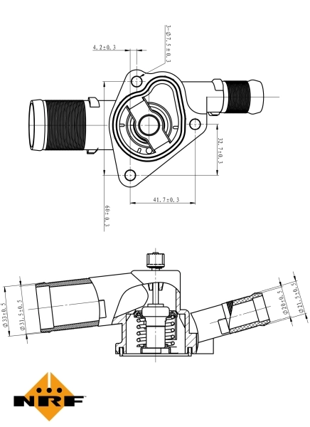 Termostat 725009 NRF