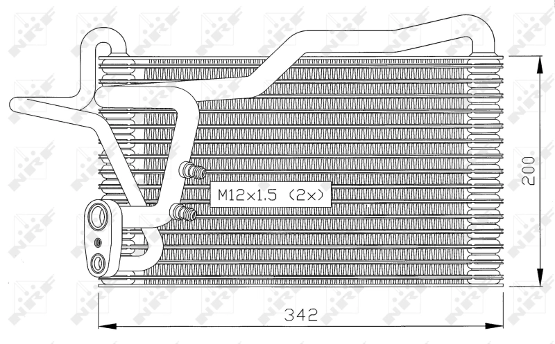 Parownik klimatyzacji Audi 90 89, 89Q, 8A