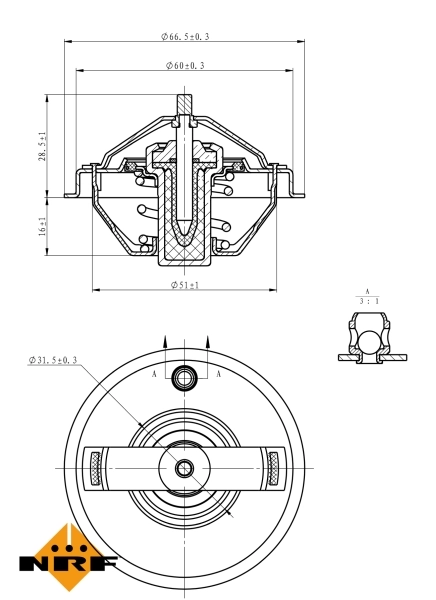 Termostat 725210 NRF