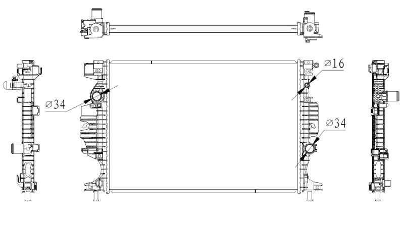 Do koszyka PL323422 Koyorad Chłodnica silnika