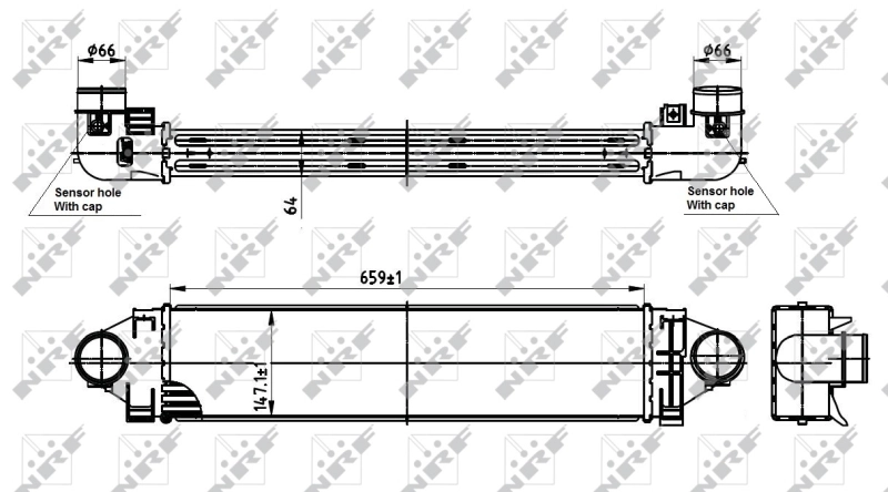 822926 VALEO Chłodnica intercoolera