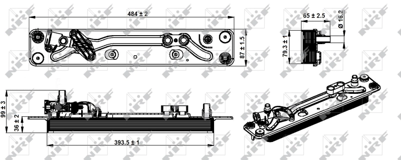31285 NRF Chłodnica automatycznej/mechanicznej skrzyni biegów