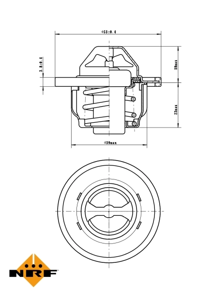 Termostat 725150 NRF