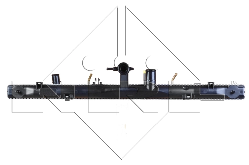 Chłodnica silnika NRF 58611 cena, od 150,21 USD