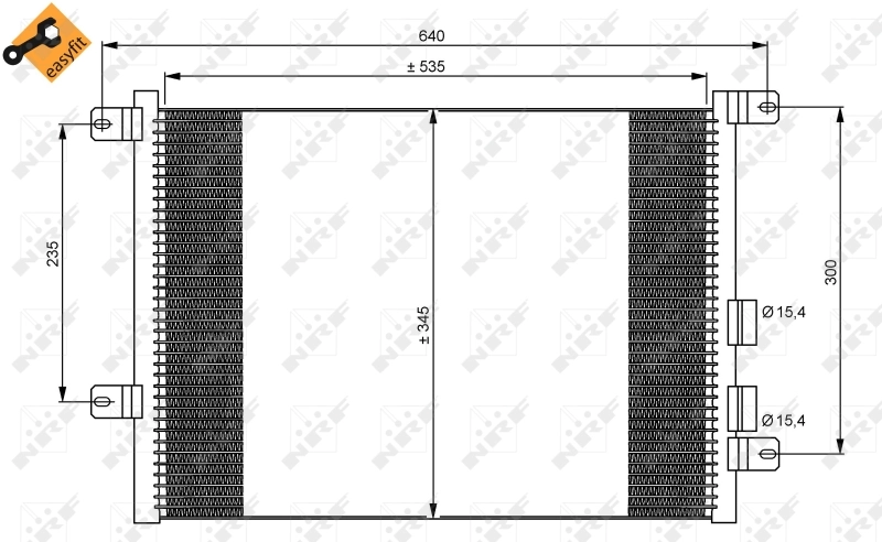 Chłodnica klimatyzacji VAG 46790658 cena, od 72,34 USD
