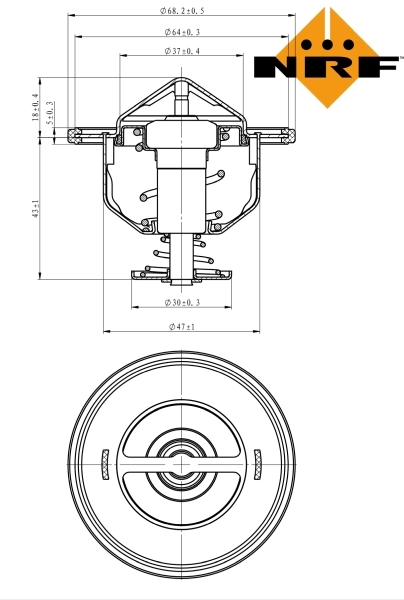 Termostat 725176 NRF