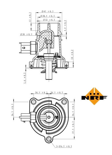 Termostat 725024 NRF