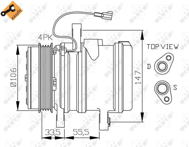 Sprężarka klimatyzacji Daewoo Matiz hatchback (KLYA) (1998 - 2008) cena, od 303,98 USD