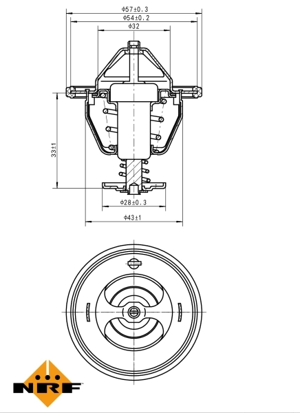 Termostat Mitsubishi Pajero I