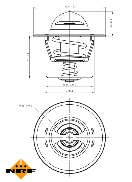 Obudowa termostatu do Alfa Romeo 147  937