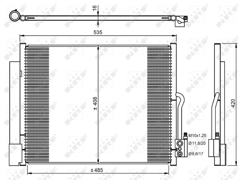 Chłodnica klimatyzacji Opel Meriva B minivan (2010 - 2017) cena, od 97,51 USD