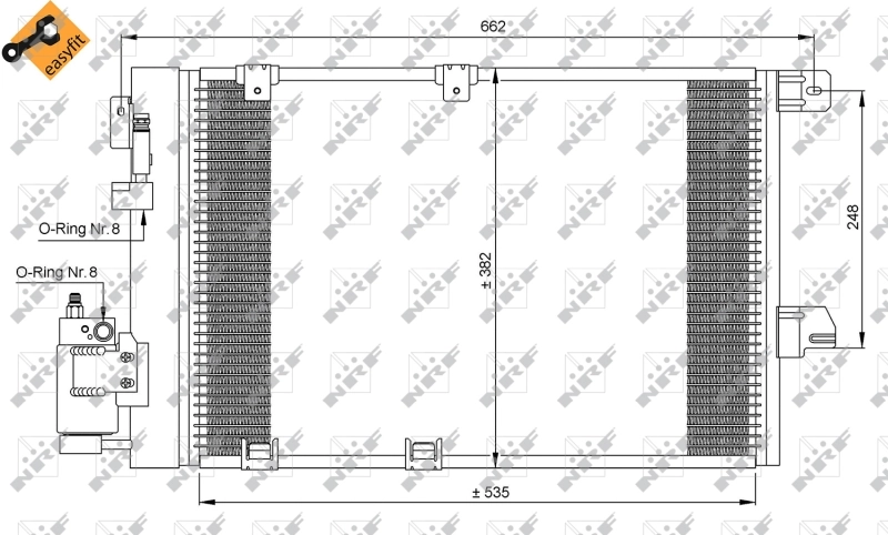 Do koszyka 35301 NRF Chłodnica klimatyzacji