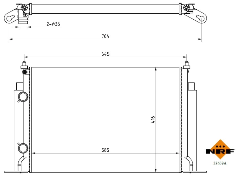  Chłodnica silnika Fiat Stilo 