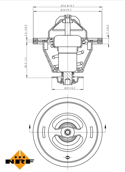 Termostat 725124 NRF