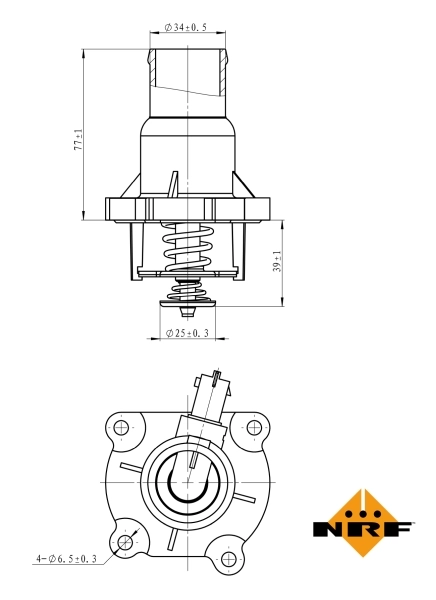 Termostat 725030 NRF