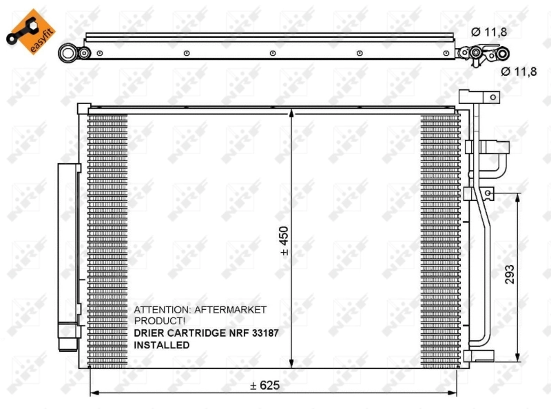 Chłodnica klimatyzacji Opel Antara A SUV (L07) (2006 - 2017) cena, od 114,04 USD