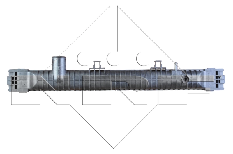 Chłodnica silnika NRF 509725 cena, od 451,12 USD