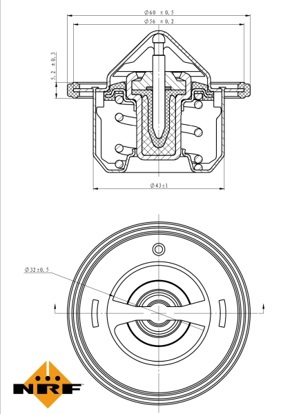 Termostat Subaru Outback 3