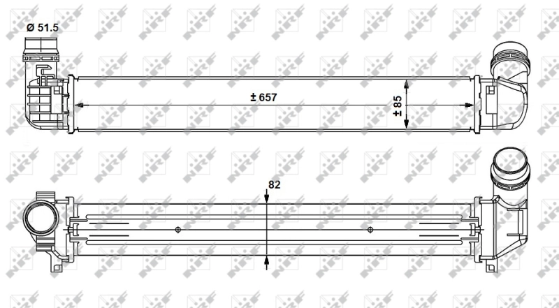 Chłodnica intercoolera Renault Fluence hatchback (B3) (2010 - 2026) cena, od 151,96 USD