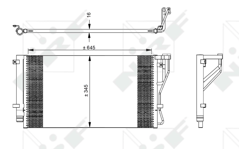 Chłodnica klimatyzacji HCC 976061D100 cena, od 123,58 USD