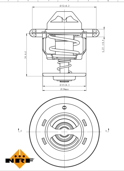 Termostat 725206 NRF