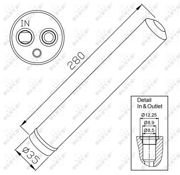 Osuszacz klimatyzacji NRF 33302
