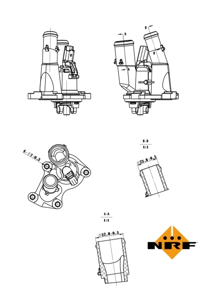 Termostat 725048 NRF