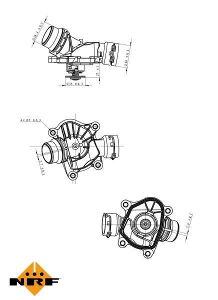 Termostat 725041 NRF