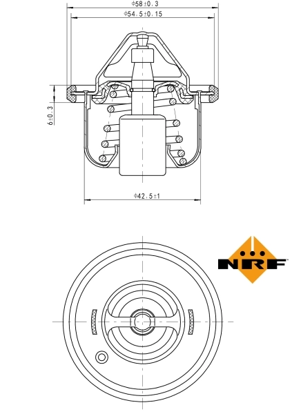 Termostat 725208 NRF