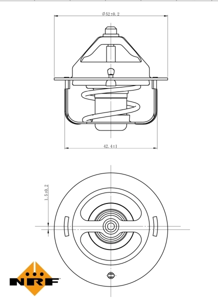 Termostat 725144 NRF