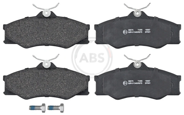 Klocki hamulcowe przednie tarczowe do Volkswagen Transporter T3 24, 25, 251