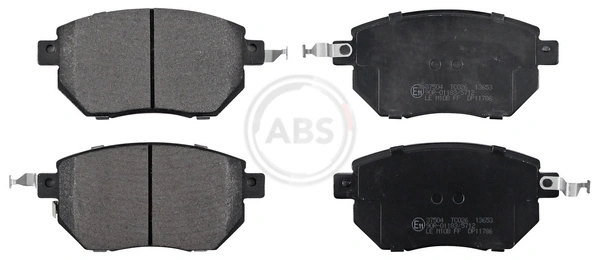 37504 ABS klocki hamulcowe przednie tarczowe