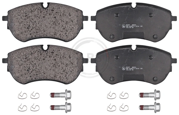 Klocki hamulcowe przednie tarczowe Volkswagen AMAROK ulec poprawie (2HA, 2HB, S1B, S6B, S7A, S7B) (2010 - 2026) cena, od 69,35 USD
