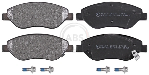 Klocki hamulcowe przednie tarczowe 1681163480 Peugeot/Citroen