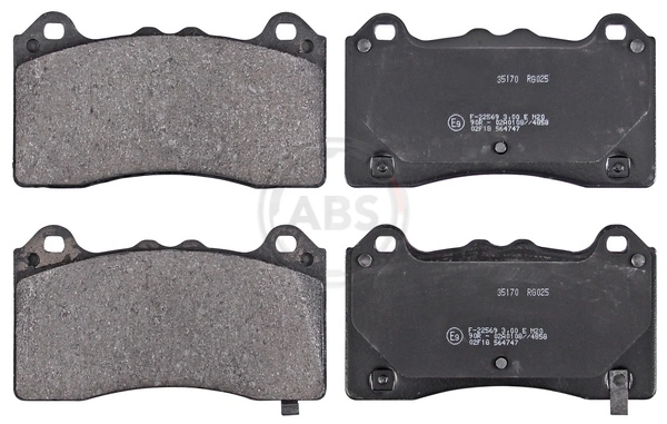 Klocki hamulcowe przednie tarczowe 2003983 Ford