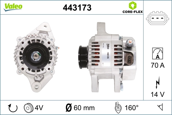 Alternator Toyota Yaris hatchback (SP90) (2005 - 2011) cena, od 150,42 USD