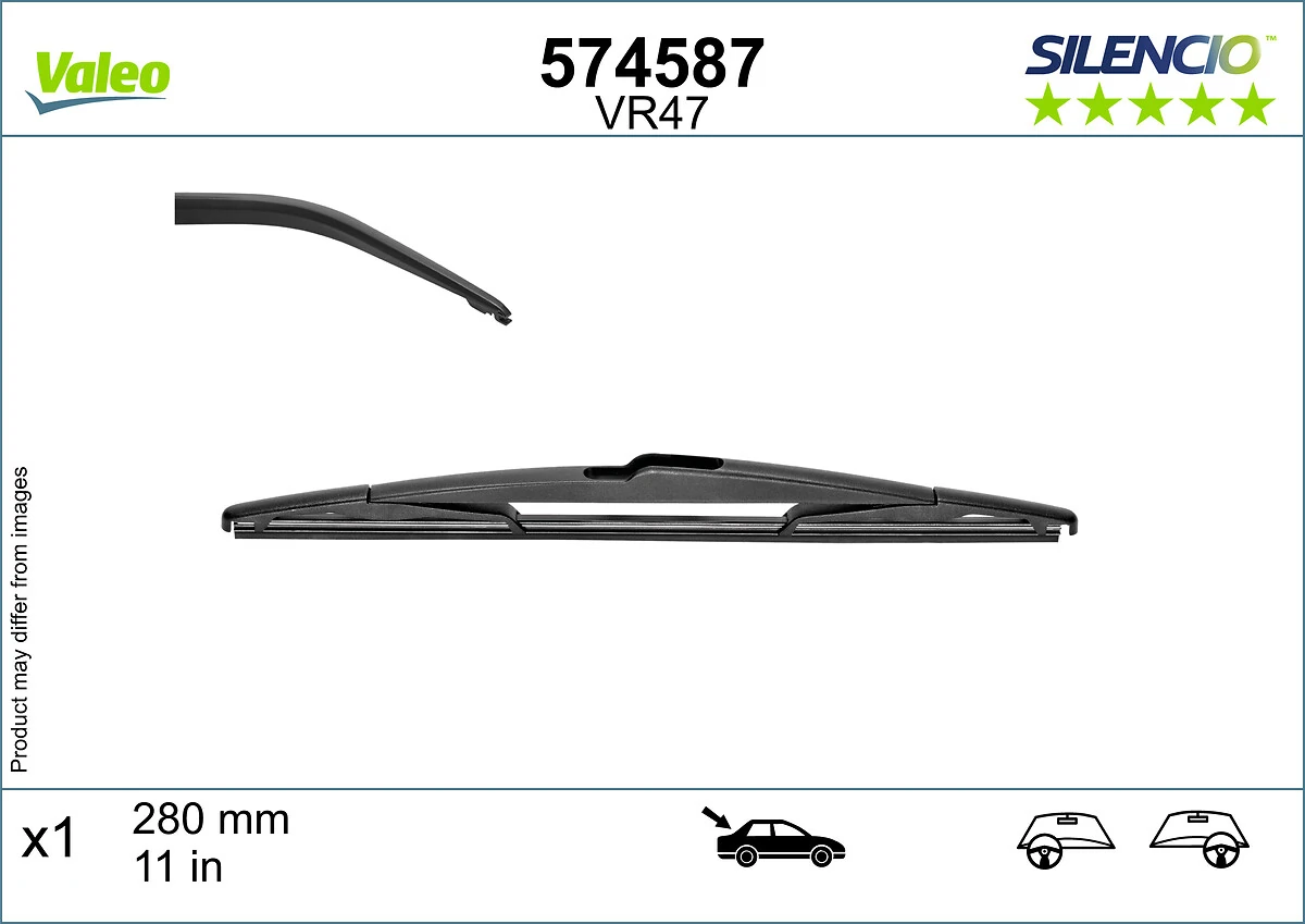 Pióro wycieraczki szyby tylnej 574587 VALEO