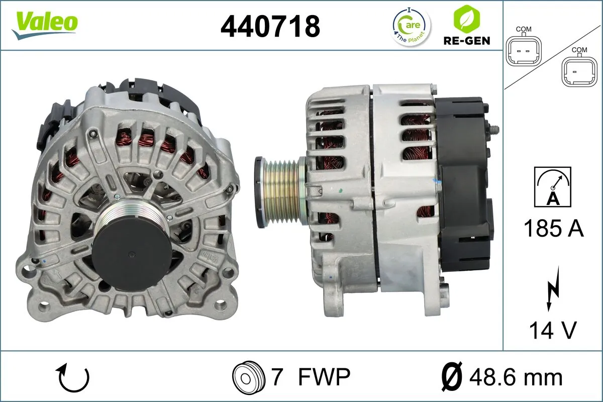 Do koszyka 440718 VALEO Alternator